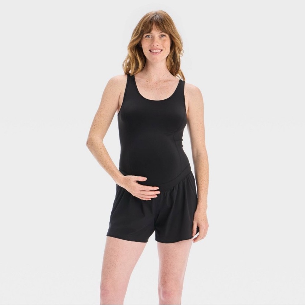 Isabel by Ingrid + Isabel Maternity Athletic Workout Active Romper Size L F16